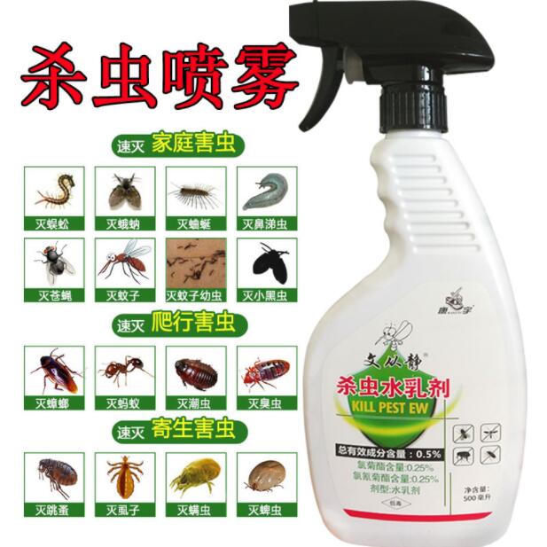 康宇水乳杀虫剂、灭蟑螂跳蚤药、祛除虱子驱蚊苍蝇、水乳喷雾宠物狗室内家用